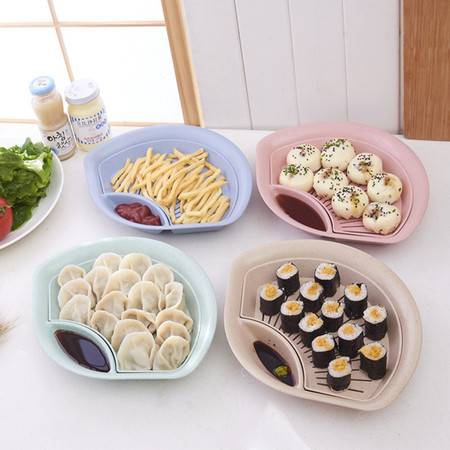 厨房里的精致巧思 小麦饺子盘，韩国创意家居新宠